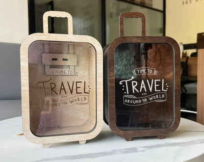 Time to Travel Savings Box – ₹50,000 Goal | Break to Open | 2 Colors