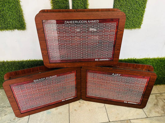 Unique MDF Piggy Bank With Custom Photo And Name