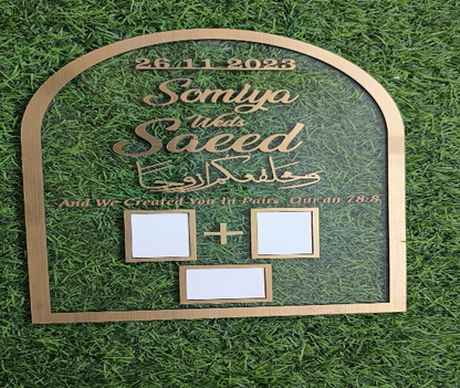 Nikah Thumb Print Board