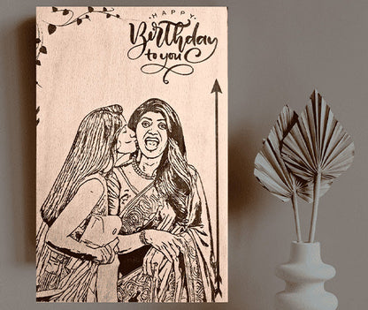 Birthday Wooden Engraved