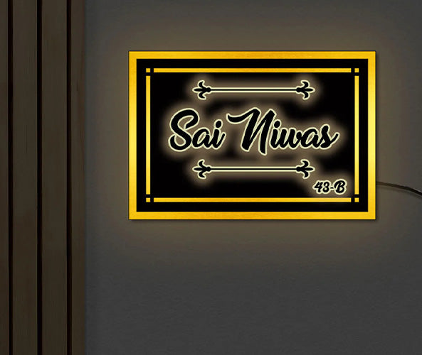 Affordable LED Name Plates for Home
